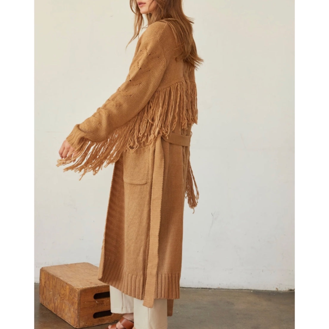 The Fringe Cardigan - THE WILLOWS