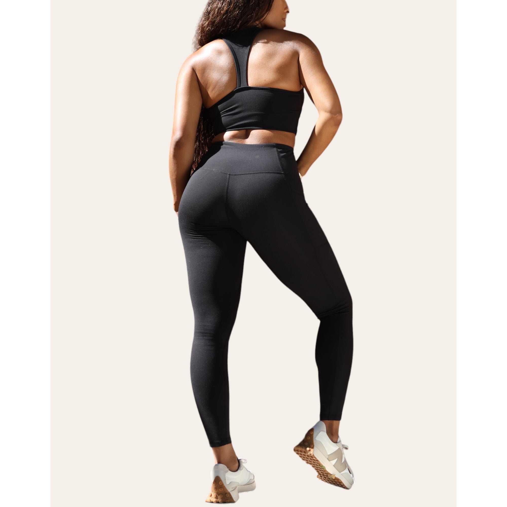 Highwaist Pocket Leggings - THE WILLOWS