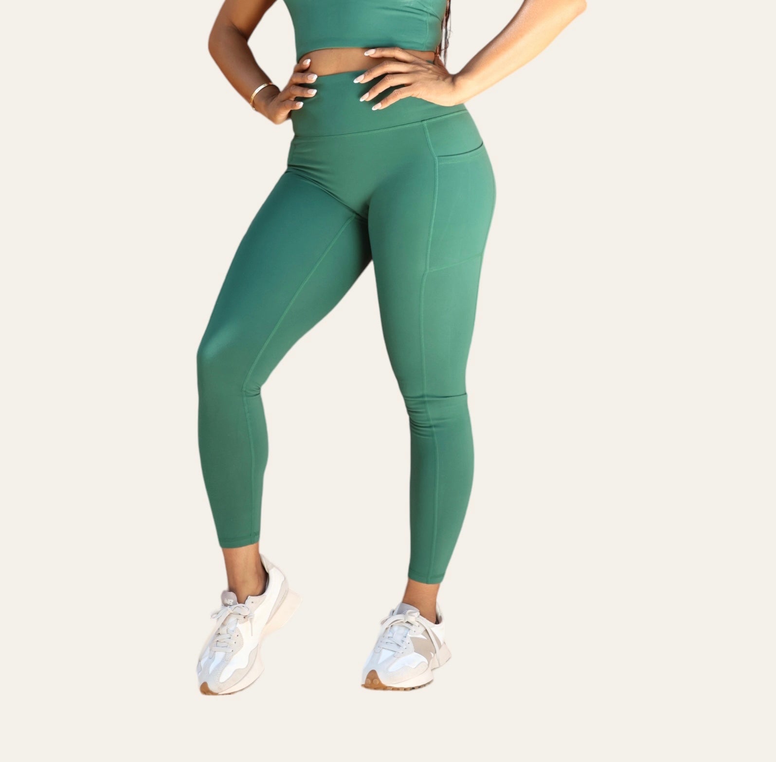 High Waist Pocket Leggings - THE WILLOWS