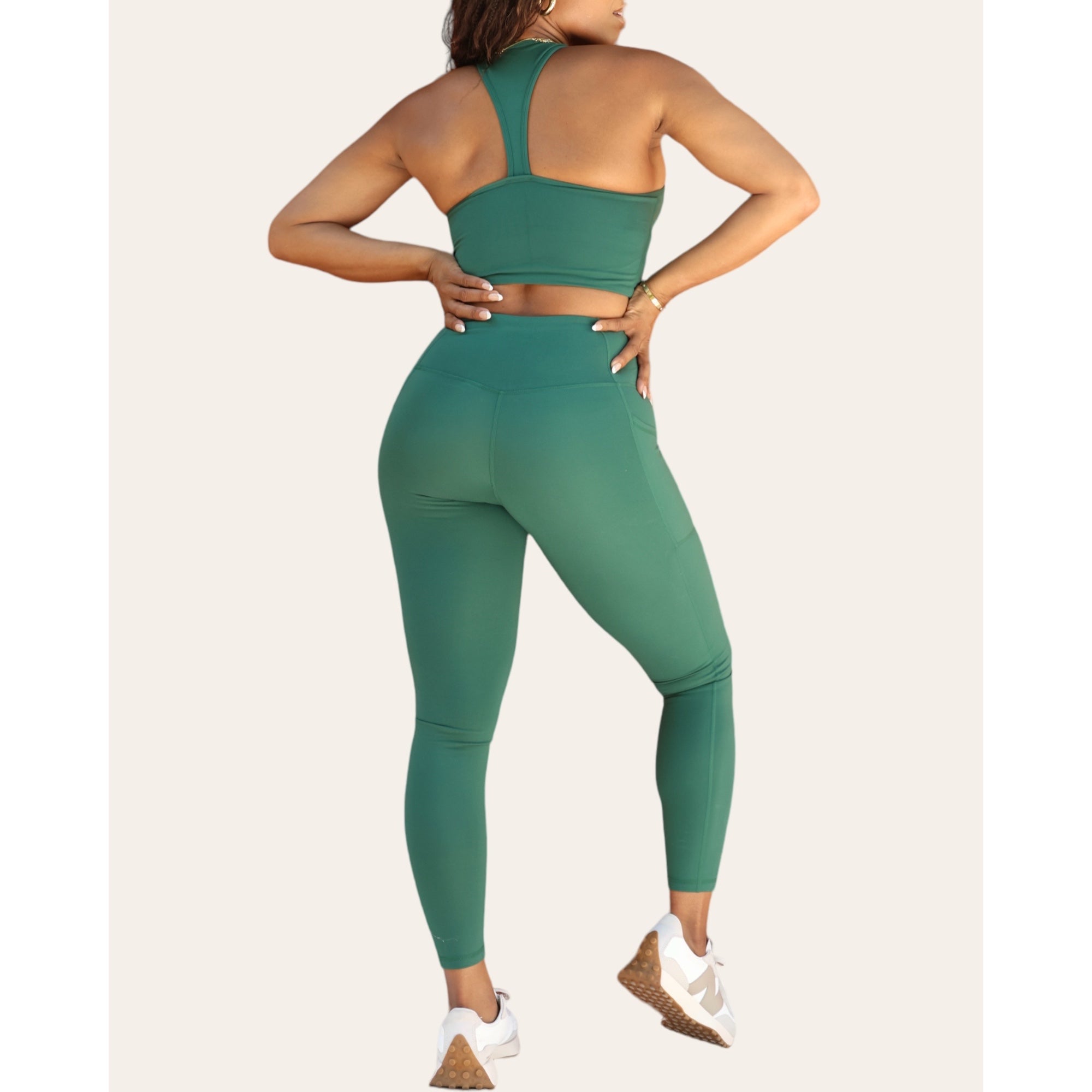 High Waist Pocket Leggings - THE WILLOWS